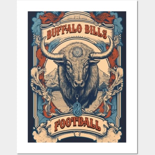 Old western Buffralo Bills Poster Posters and Art